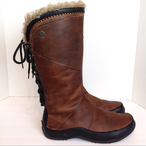 SOLD The North Face Leather Winter Boots 7.5 - Picture 4 of 7